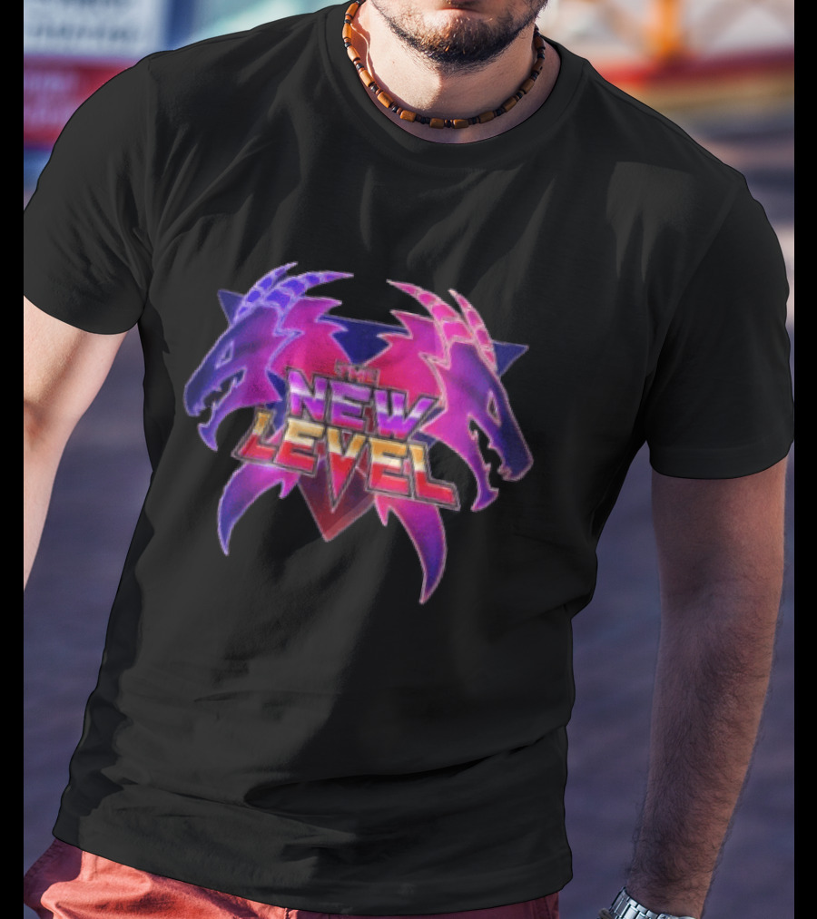 The New Level Dual Dragon Emblem Level Up T-Shirt