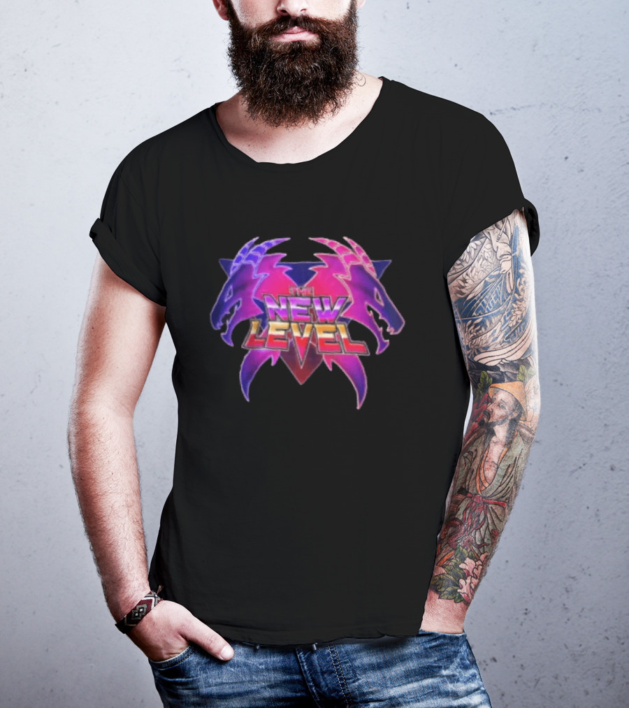 The New Level Dual Dragon Emblem Level Up T-Shirt