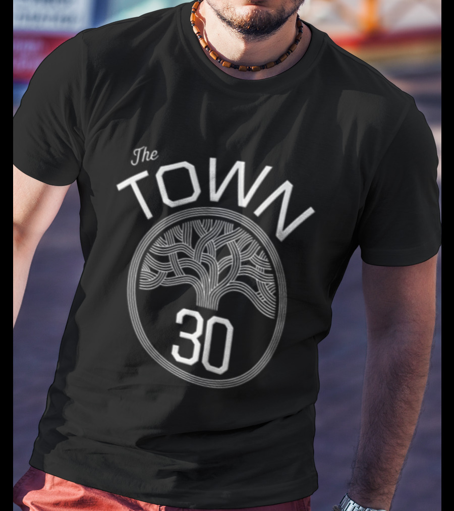 The Town 30 Oakland Basketball Tree T-Shirt