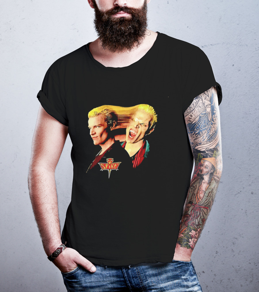 Spike Buffy The Vampire Slayer Movie Iconic Blond Vampire Characterística T-Shirt