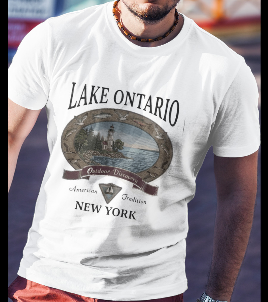 Lake Ontario Outdoor Discovery American Tradition New York T-Shirt