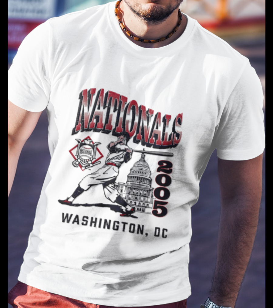 Washington Nationals 2005 Washington DC Baseball T-Shirt