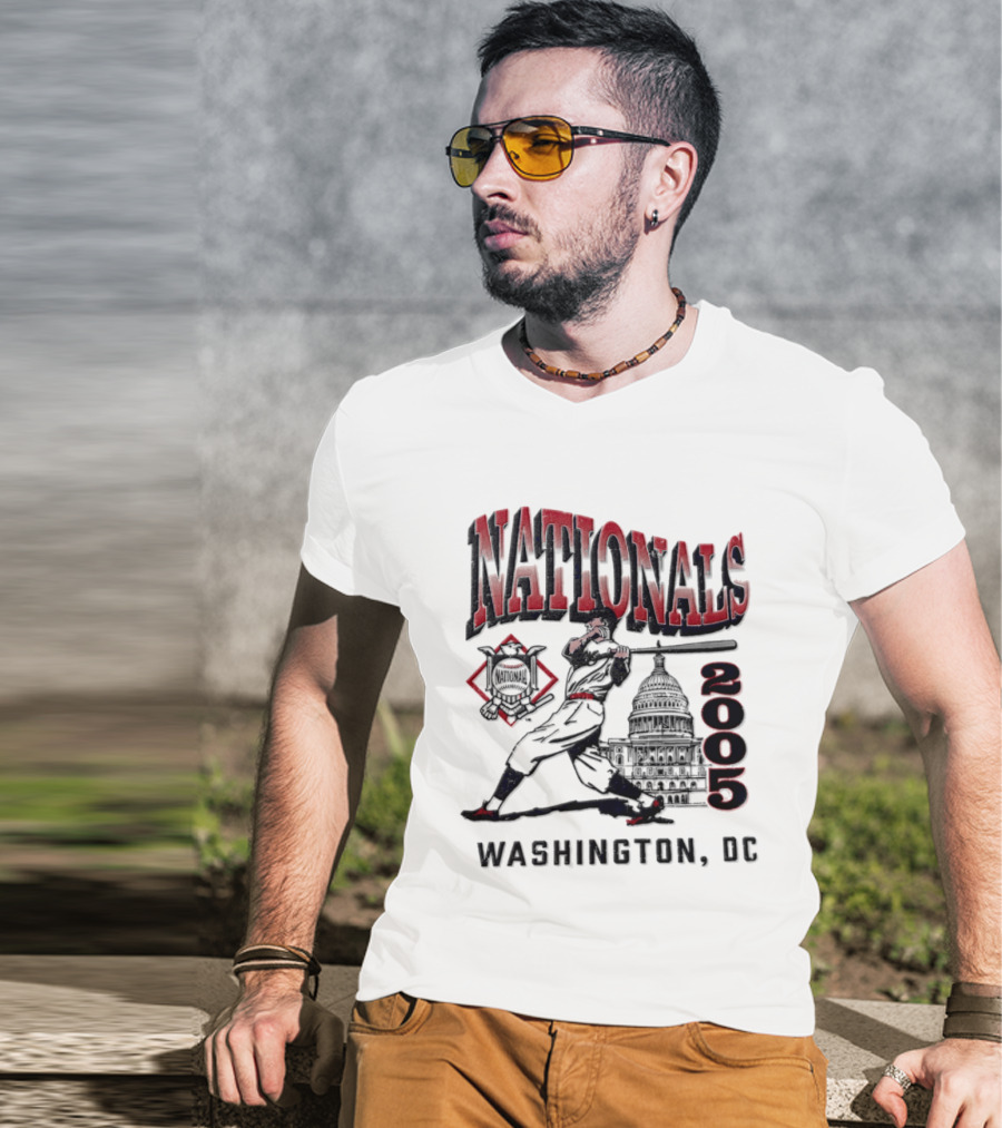 Washington Nationals 2005 Washington DC Baseball T-Shirt