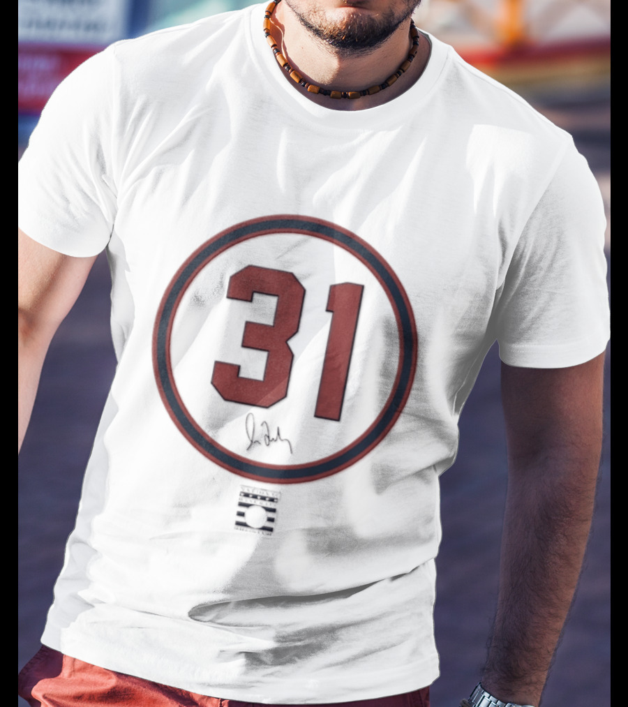Greg Maddux 31 Atlanta Braves MLB Number Baseball Legend T-Shirt