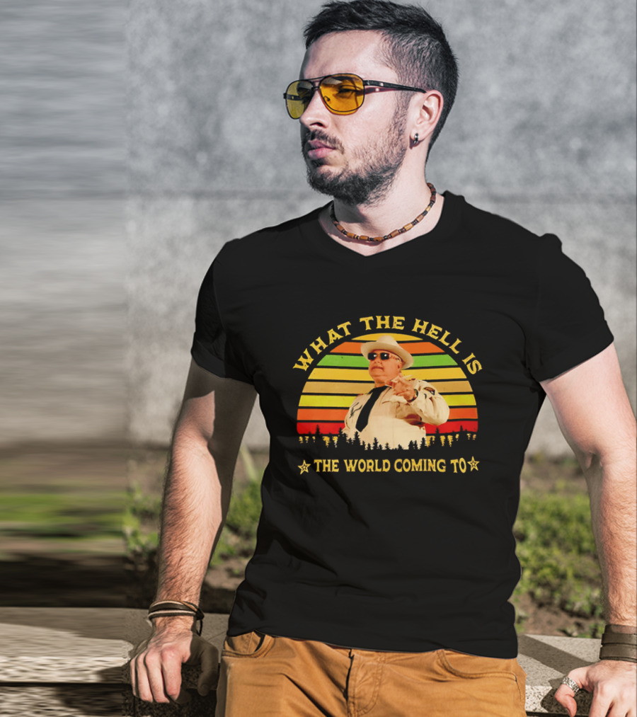 What The Hell Is The World Coming To Sheriff Buford Justice T-Shirt