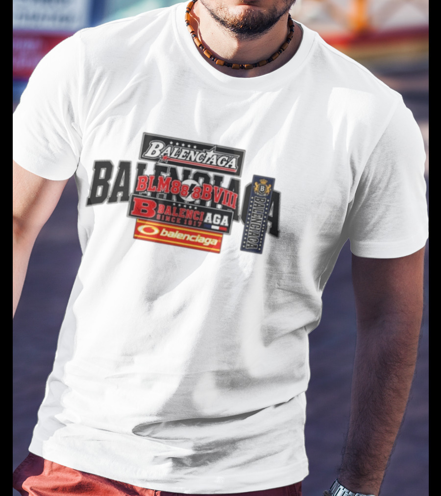 BALENCIAGA BLM888BVIII Since 1917 Balenc B T-Shirt