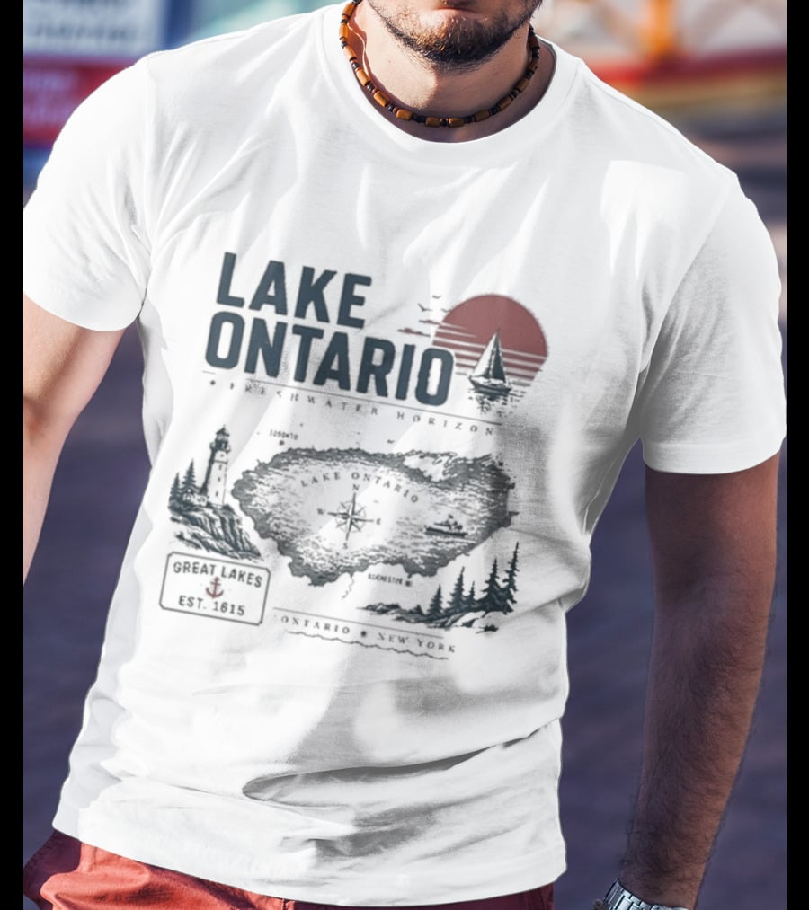 Lake Ontario Exploration Program 2026 Great Lakes Region History Nature Adventure T-Shirt