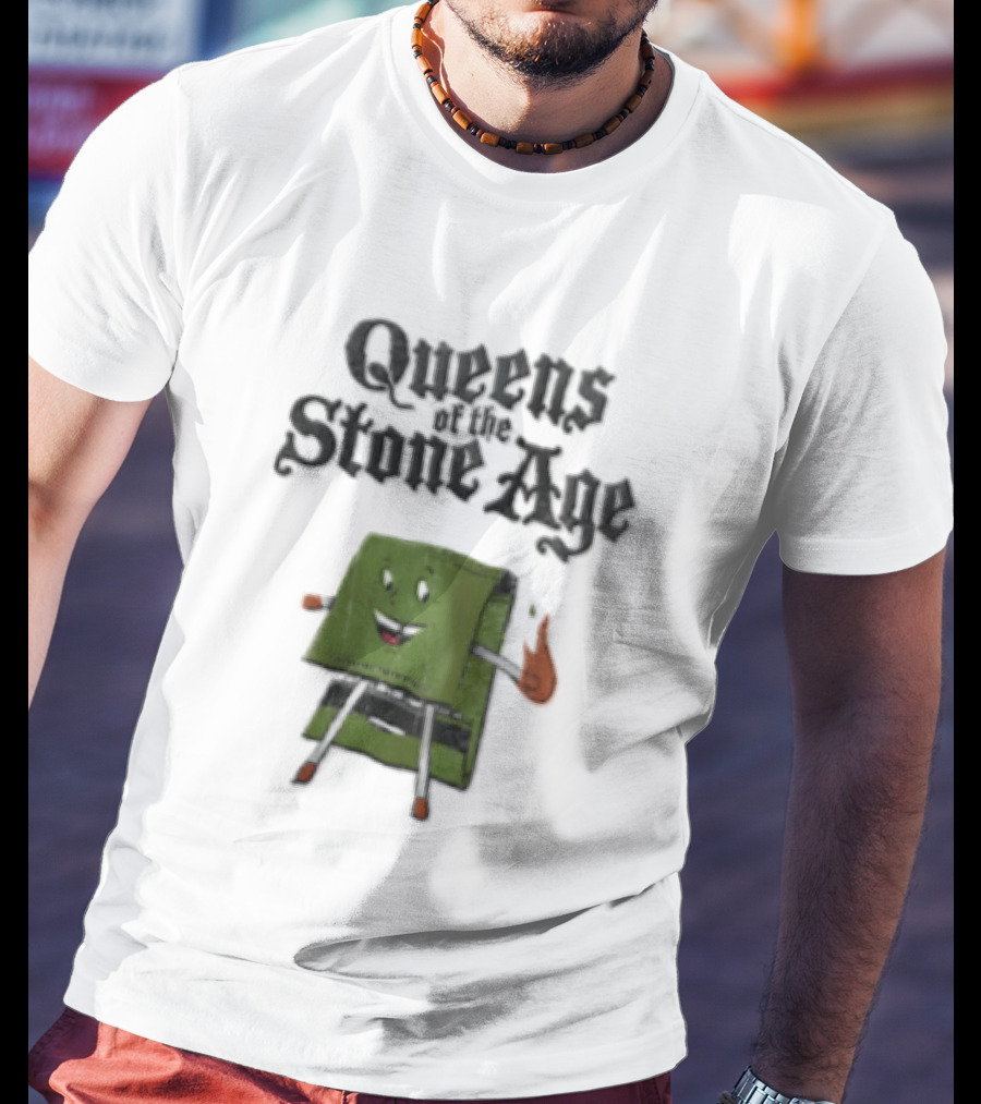 Queens Of The Stone Age Cartoon Matchbook Flame T-Shirt