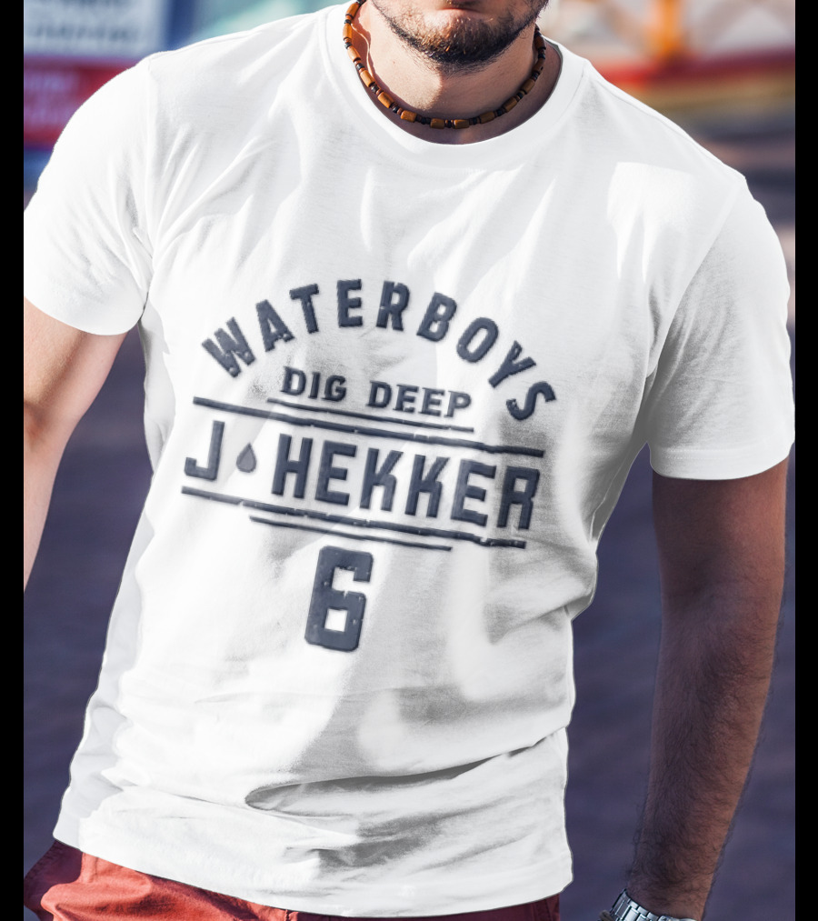 Waterboys Dig Deep J. Hekker Number 6 T-Shirt