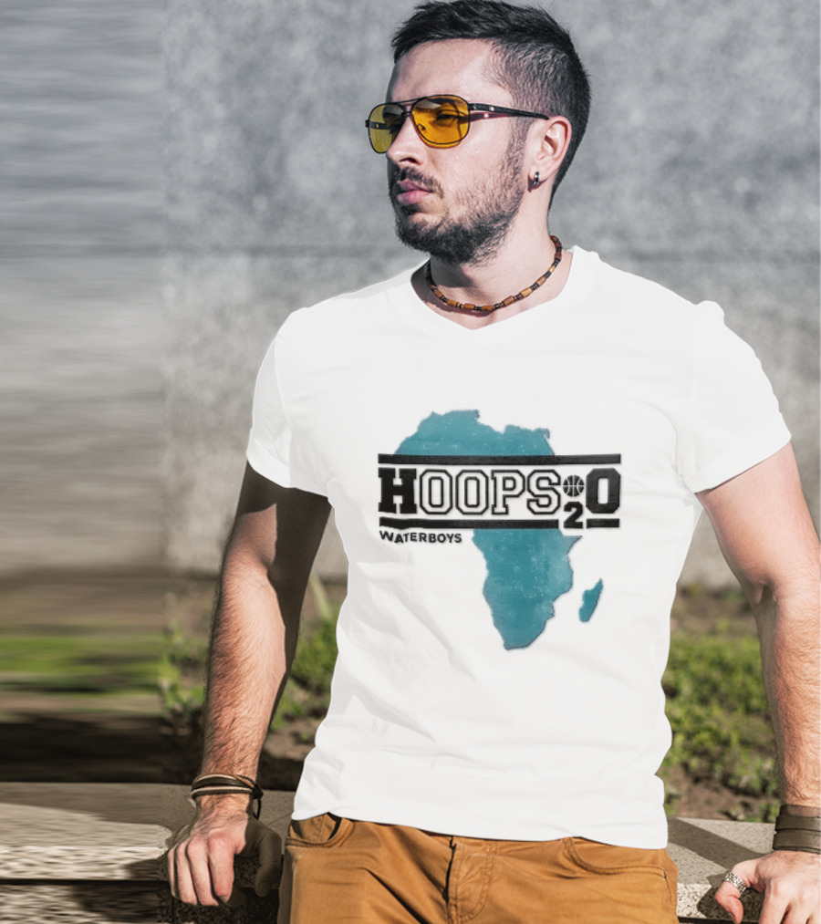 Waterboys Hoops H2o Distressed Africa Continent Map T-Shirt