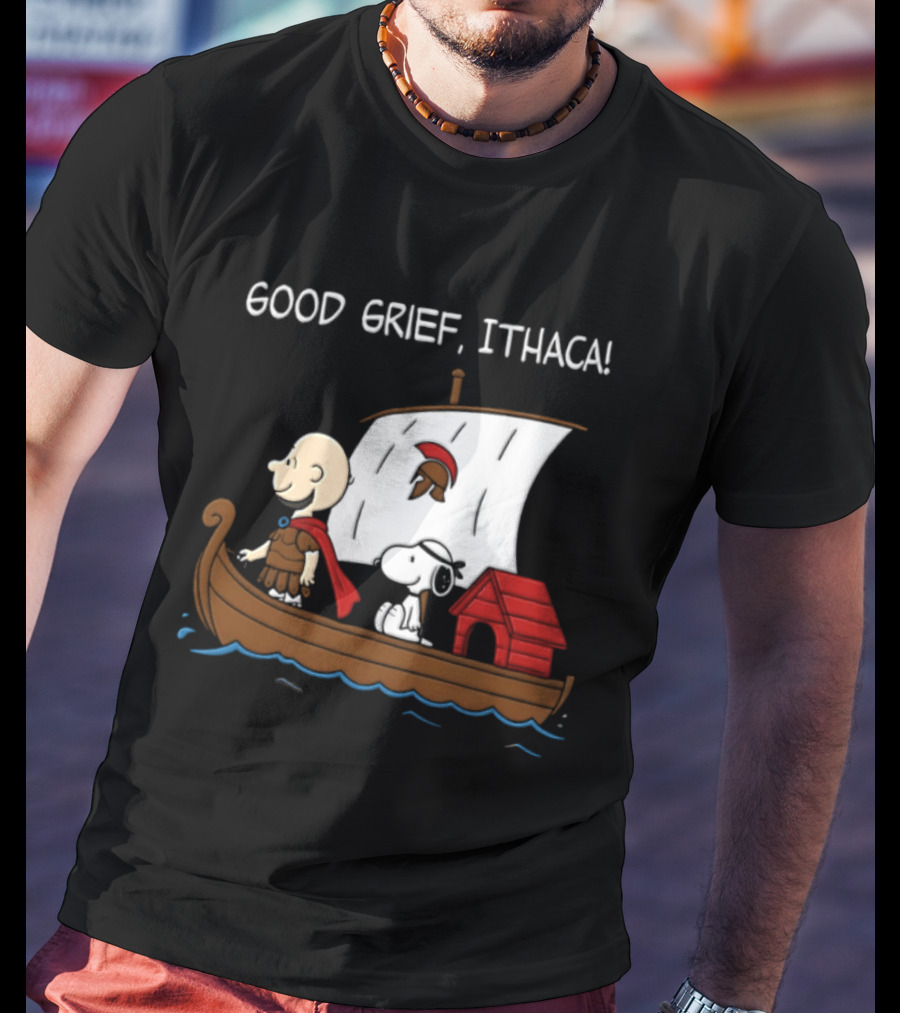 Good Grief Ithaca Charlie Brown Snoopy Peanuts T-Shirt