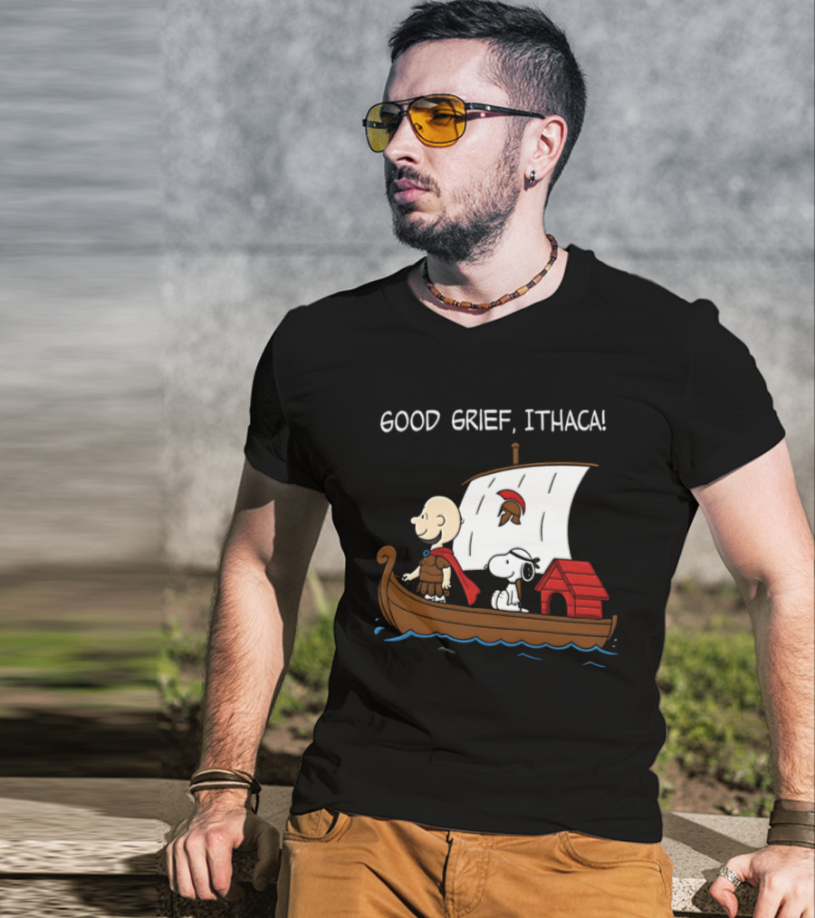 Good Grief Ithaca Charlie Brown Snoopy Peanuts T-Shirt