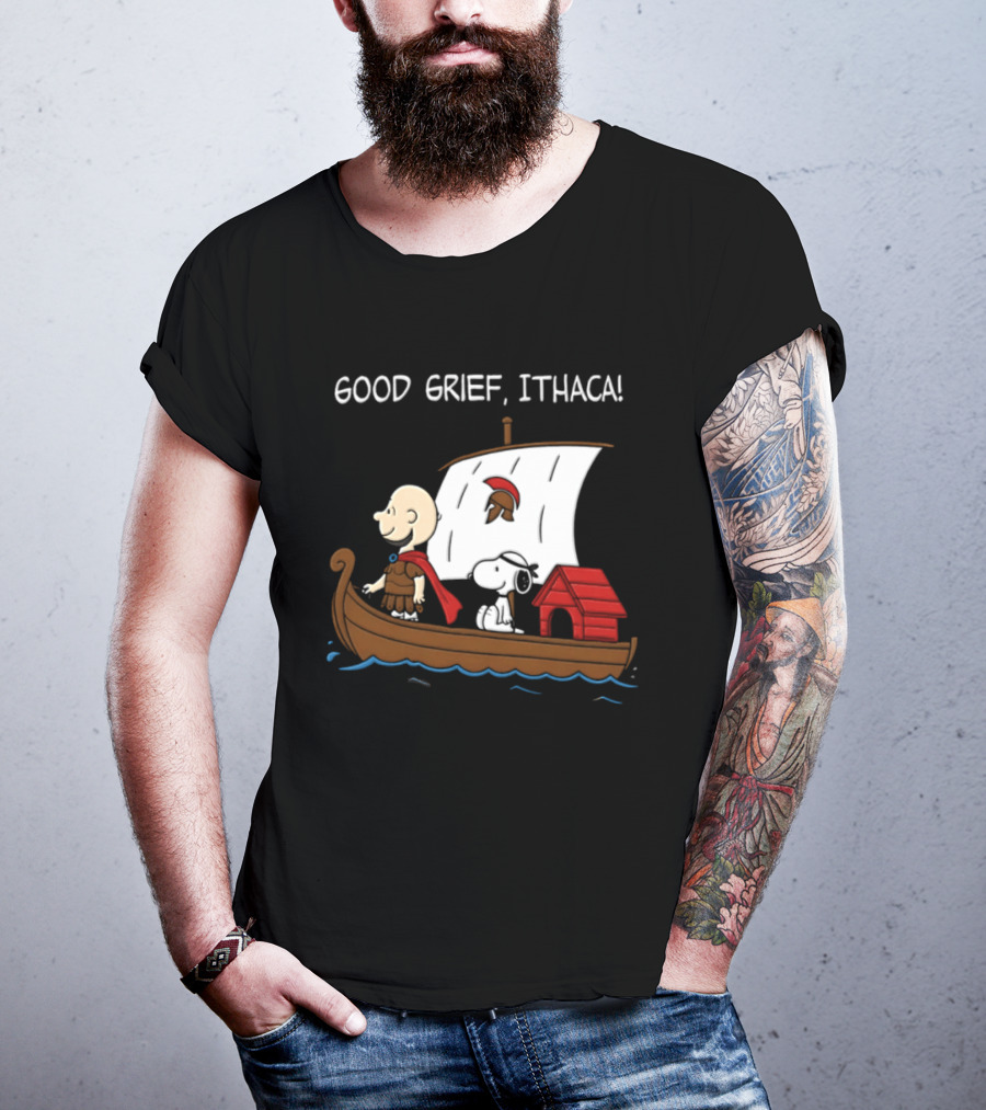 Good Grief Ithaca Charlie Brown Snoopy Peanuts T-Shirt