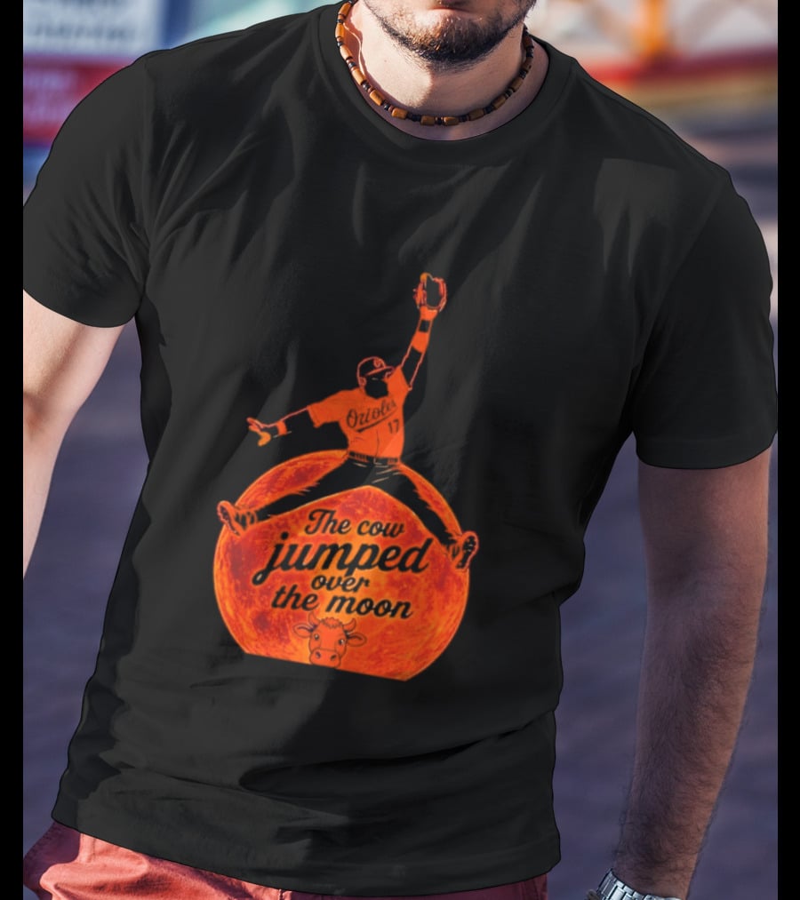 Colton Cowser The Cow Jumped Over The Moon Baseball Catcher T-Shirt