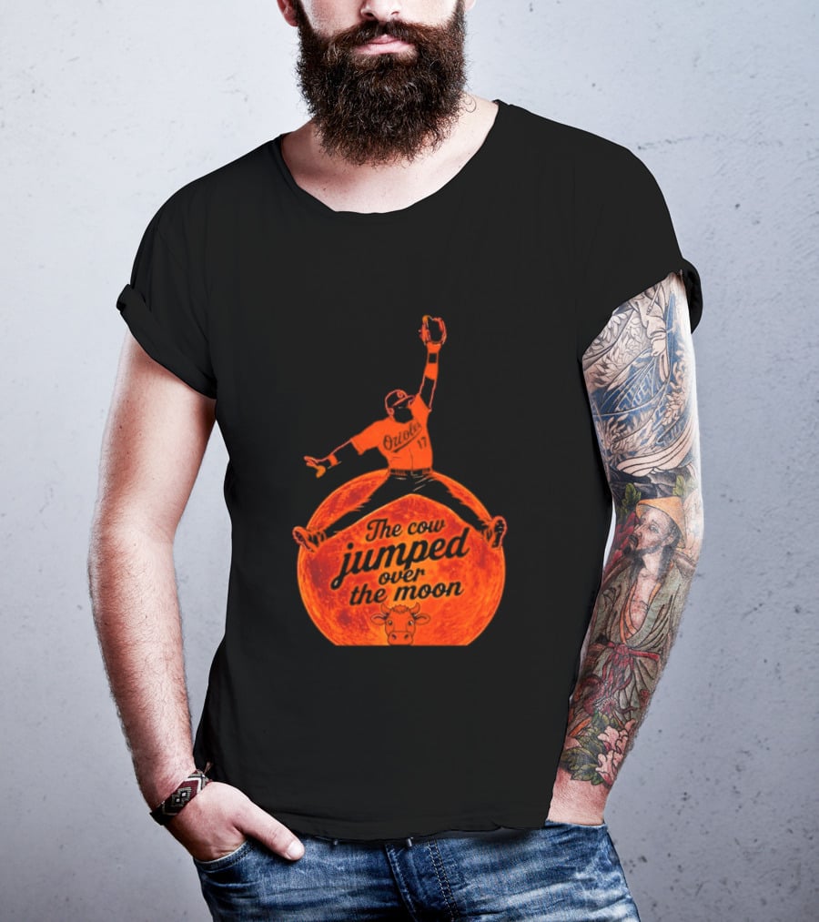 Colton Cowser The Cow Jumped Over The Moon Baseball Catcher T-Shirt