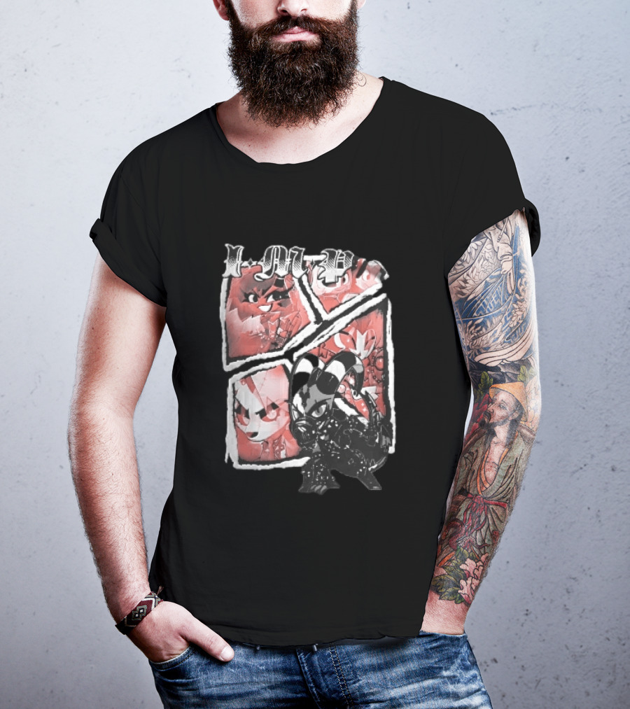 I M P Helluva Boss Chibi Characters Comic Panel T-Shirt