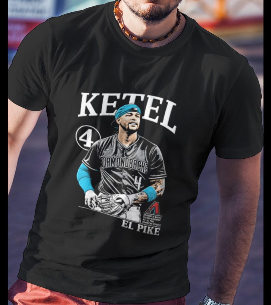 Ketel Marte 4 El Pike Dominican Arizona Diamondbacks MLB T-Shirt