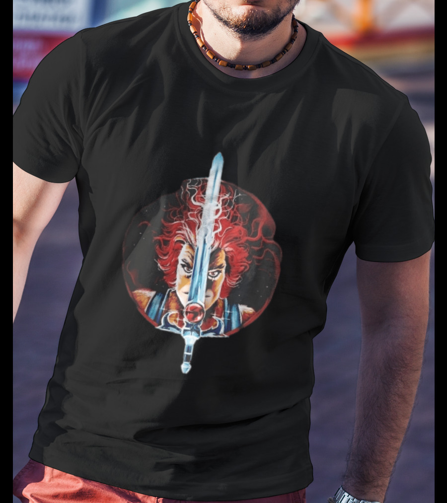 Lion O Thundercats Sword Of Omens Fiery Red Mane T-Shirt
