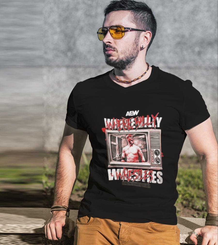 AEW Where Billy Wrestles Onamonhebluvelv T-Shirt