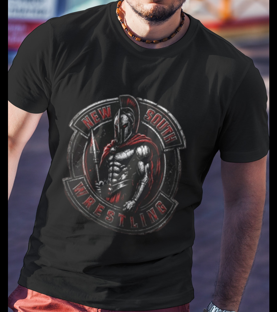 New South Wrestling Spartan Warrior T-Shirt
