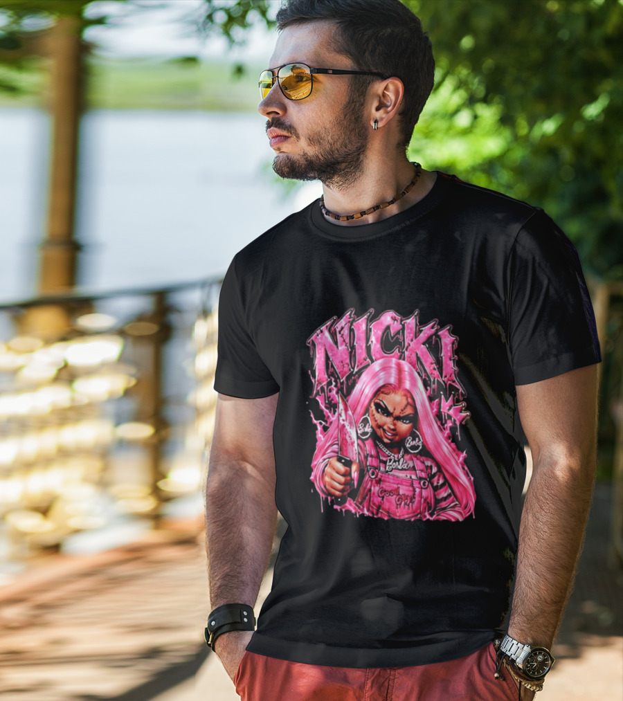 Nicki Chucky Barbie Good Guys Pink Halloween 2026 T-Shirt
