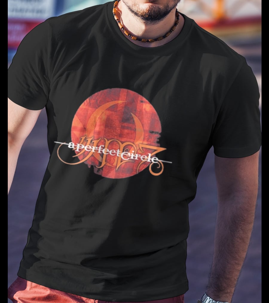 A Perfect Circle Band Logo Red T-Shirt