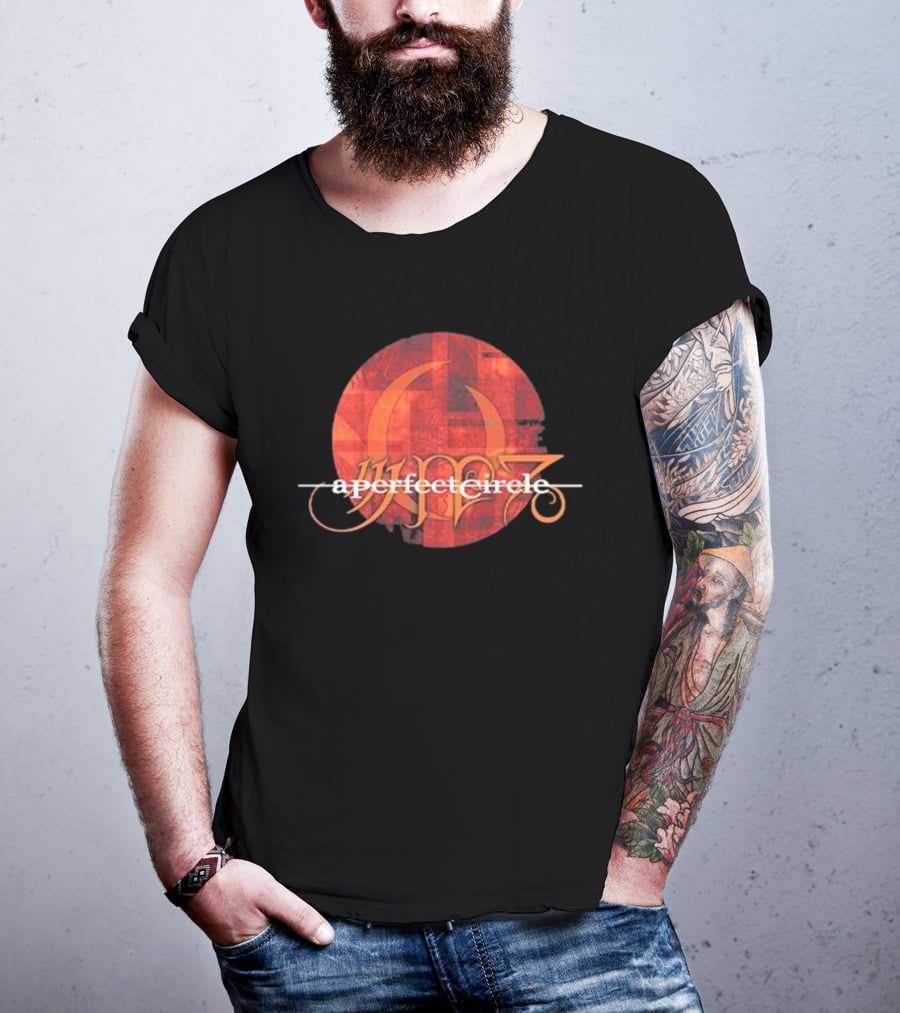A Perfect Circle Band Logo Red T-Shirt