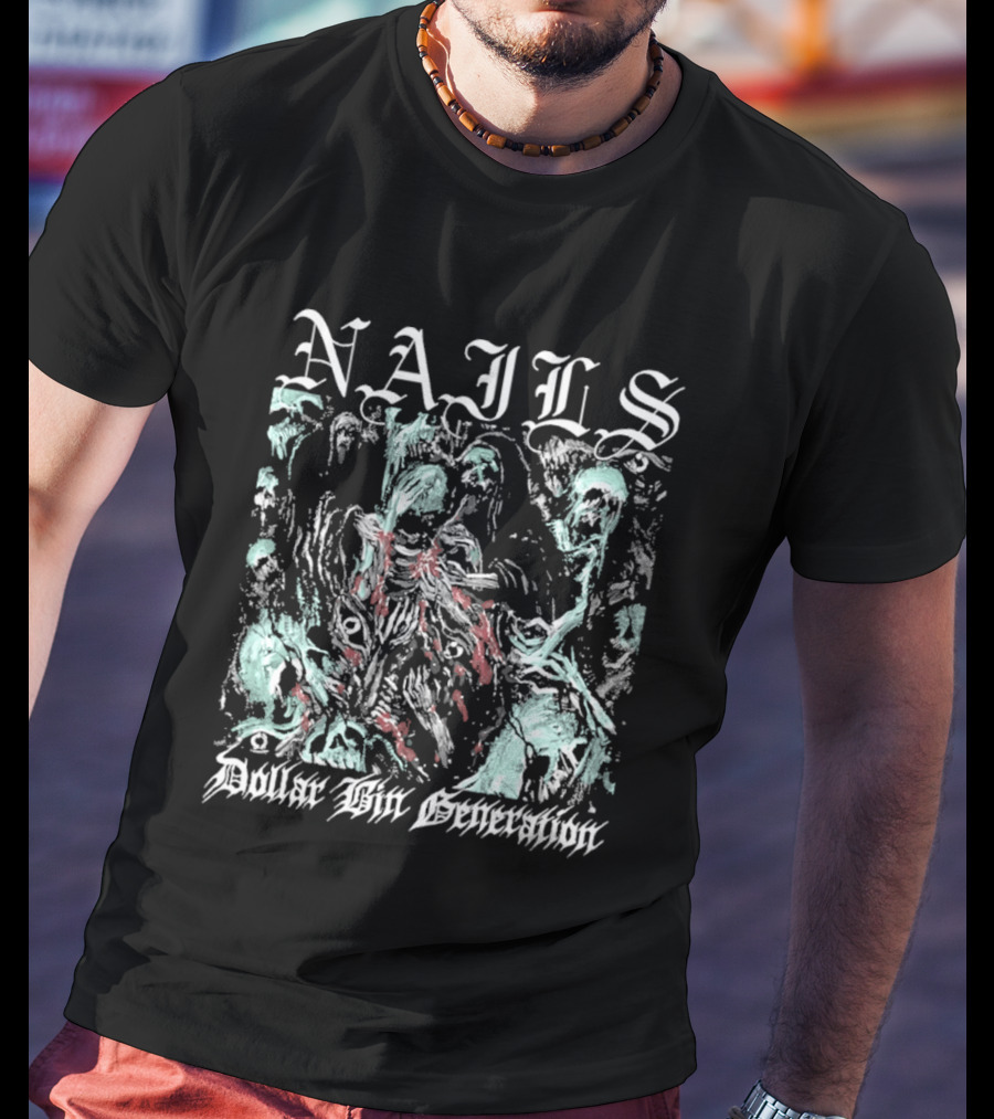 Nails Dollar Bin Generation Grunge Aesthetic T-Shirt