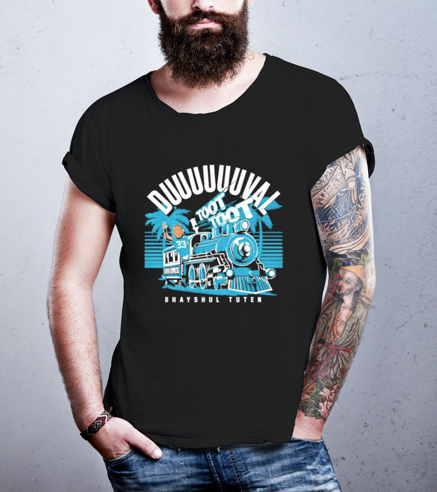 Duuuuuuuval Toot Toot Train Bhayshul Tuten 33 Jacksonville T-Shirt