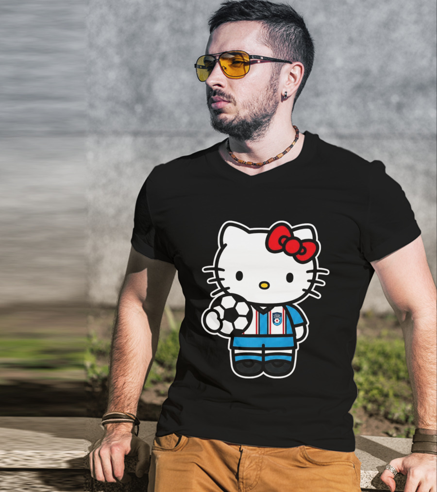 Hello Kitty Chicago Soccer Stars Team Collaboration T-Shirt