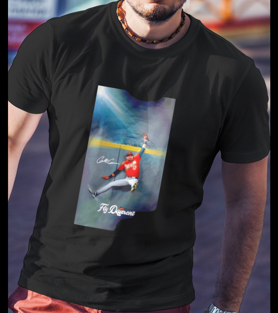 Colton Cowser Fly Different Baltimore Baseball Air Cowser T-Shirt