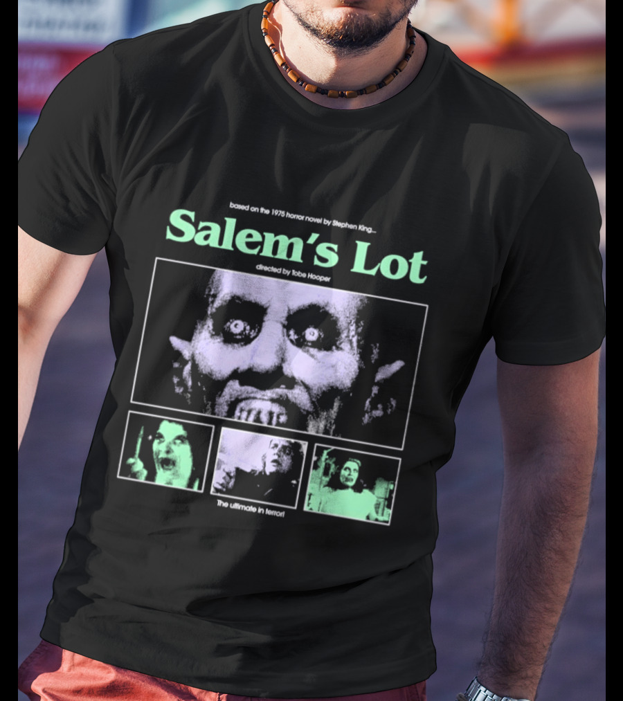 Based On The 1975 Horror Novel By Stephen King Salem's Lot Directed By Tobe Hooper The Ultimate In Terror T-Shirt