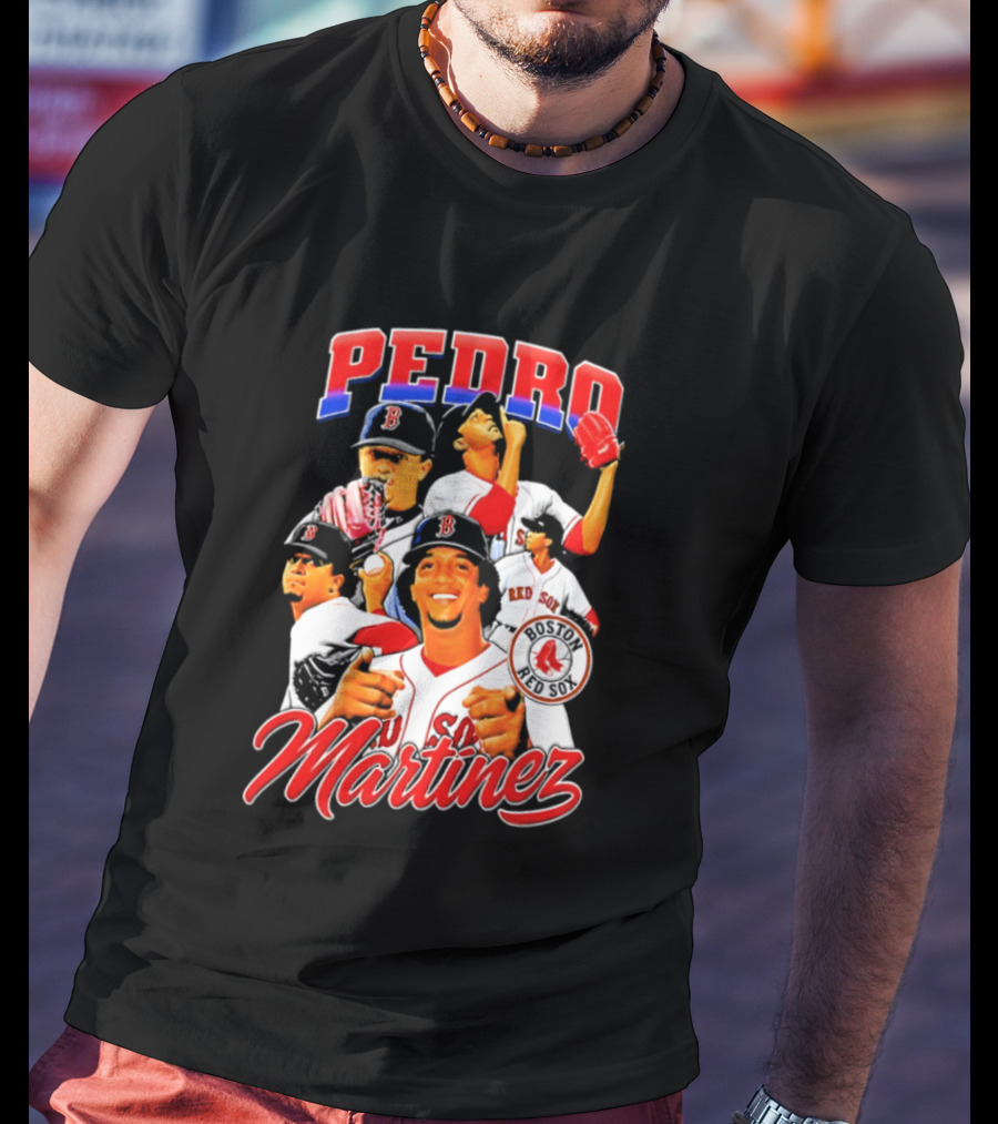 Pedro Martinez Boston Red Sox MLB Legends 2026 T-Shirt
