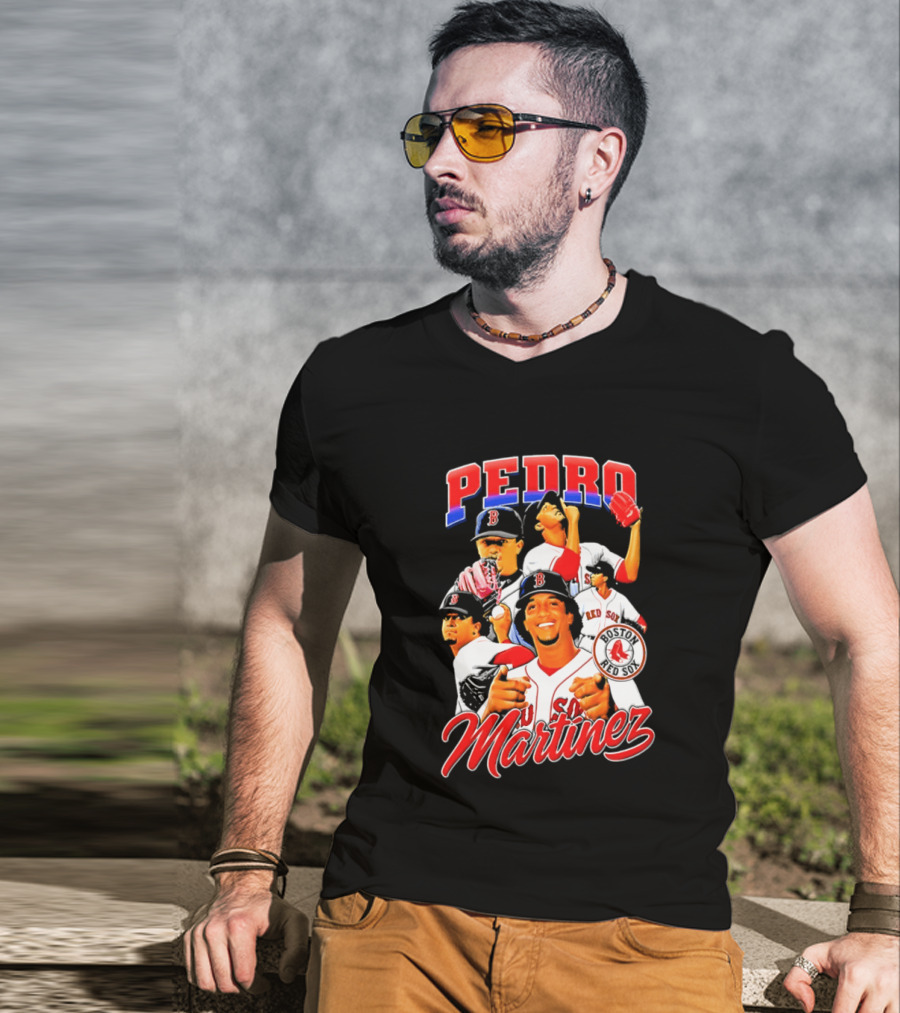 Pedro Martinez Boston Red Sox MLB Legends 2026 T-Shirt