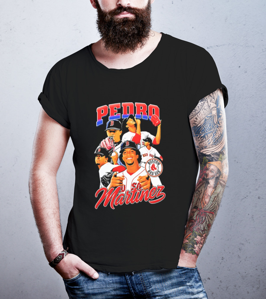 Pedro Martinez Boston Red Sox MLB Legends 2026 T-Shirt