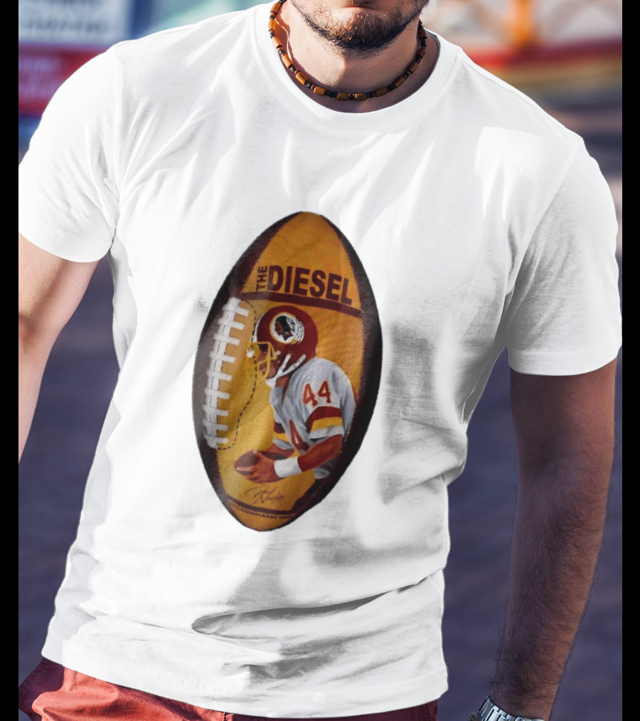 The Diesel Washington Redskins Football Vintage Memorabilia Image T-Shirt