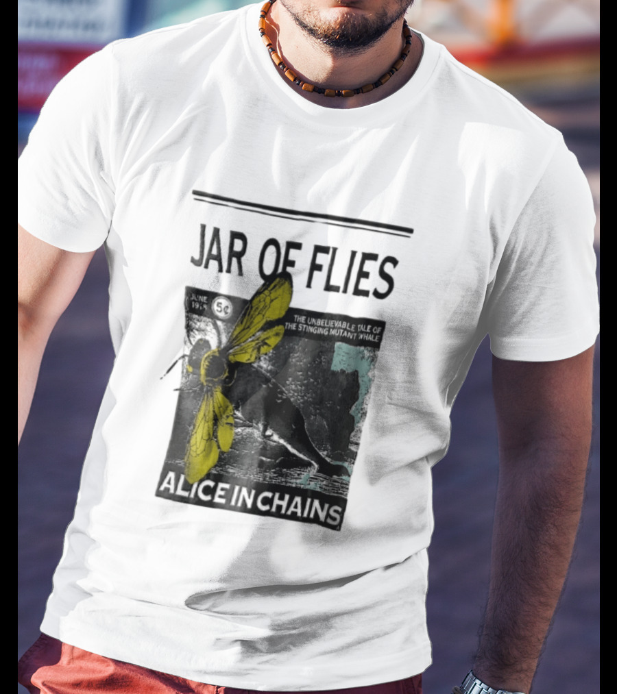 Jar Of Flies Alice In Chains Stinging Mutant Whale Tale June 1994 T-Shirt