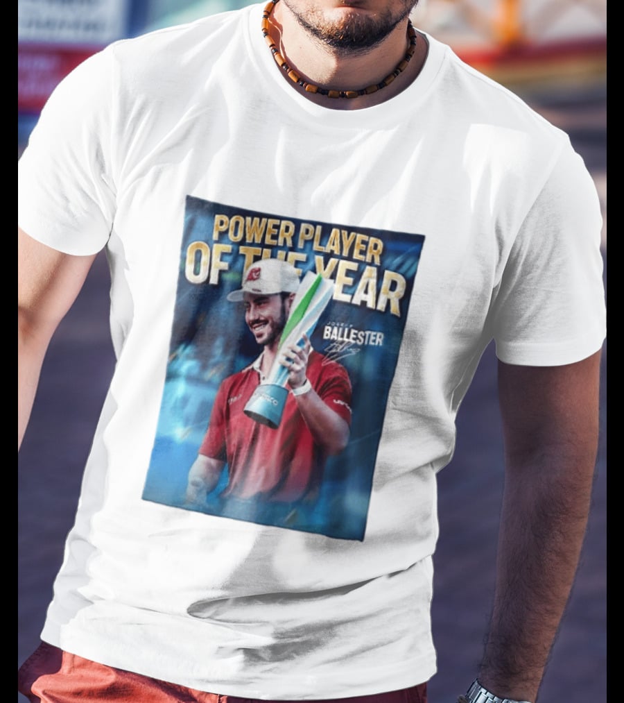 Power Player Of The Year Josele Ballester Champions Trophy Sports Celebration T-Shirt