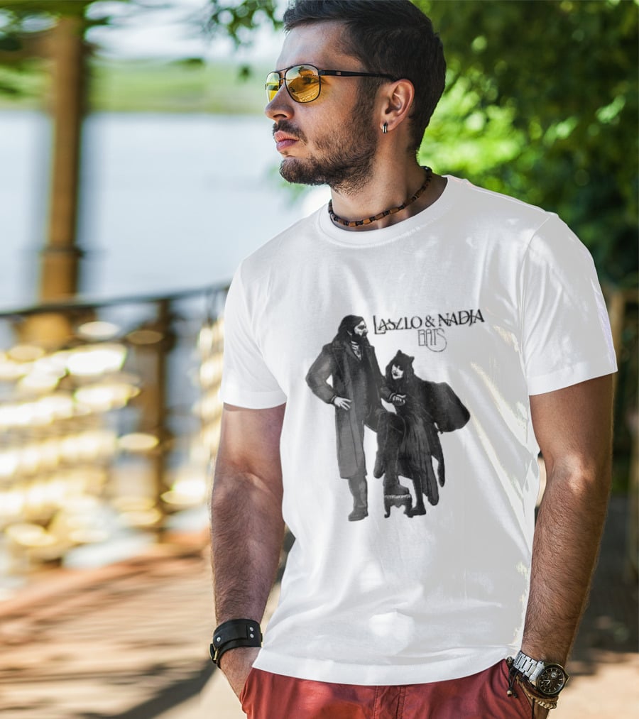 Laszlo And Nadja Bats Gothic Vampire Couple T-Shirt