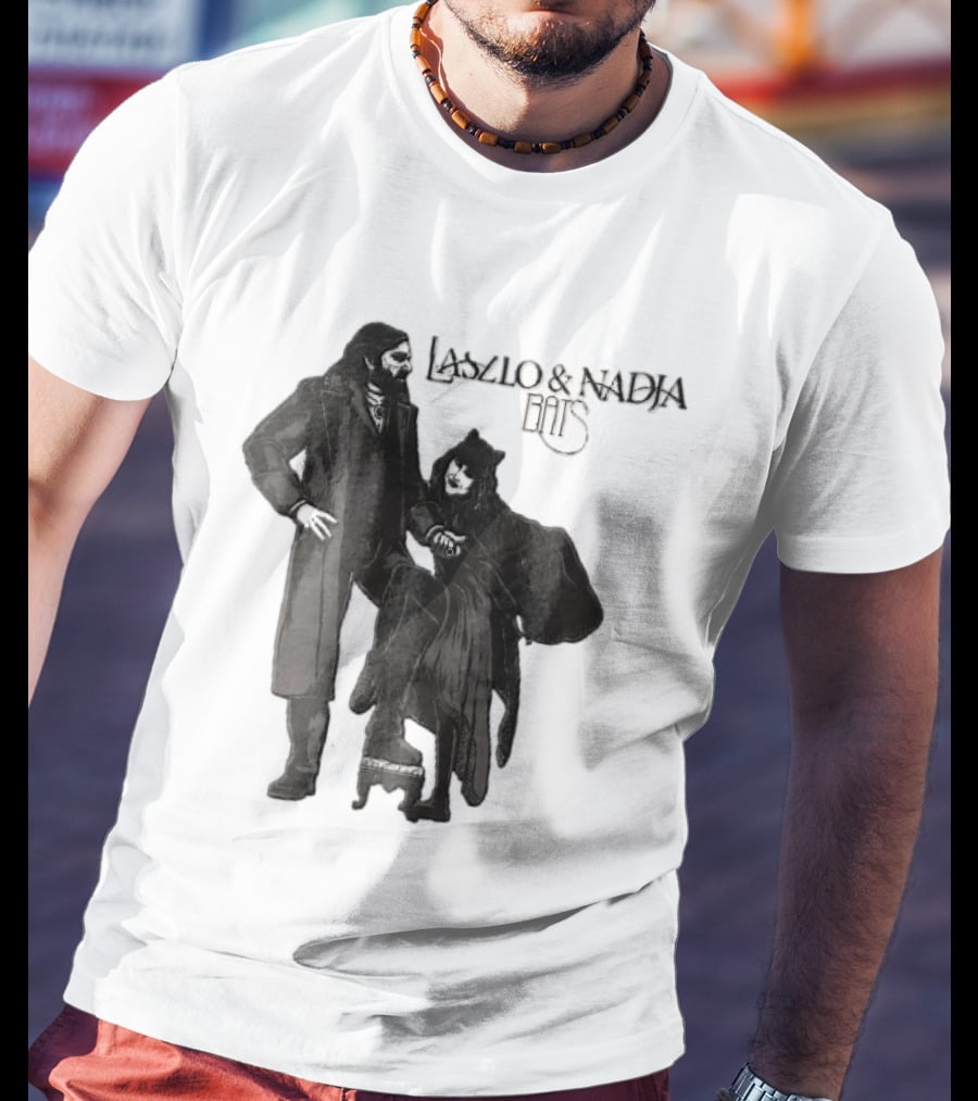 Laszlo And Nadja Bats Gothic Vampire Couple T-Shirt