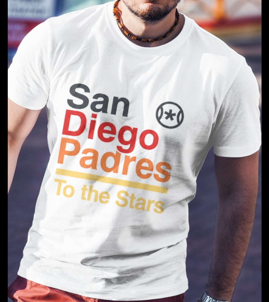 San Diego Padres To The Stars Retro Baseball T-Shirt