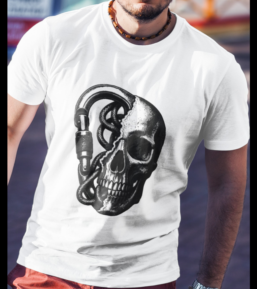 Skull Carabiner Snake T-Shirt