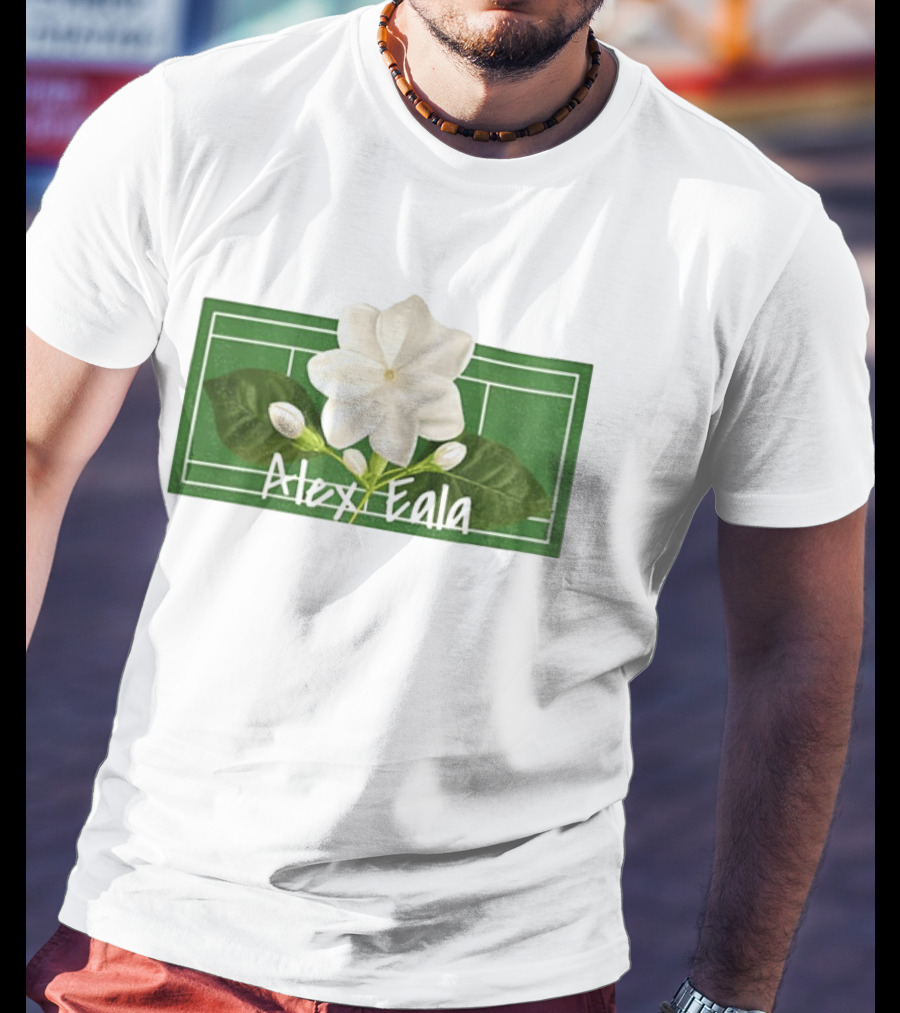 Alex Eala Sampaguita Tennis Court Blossom T-Shirt