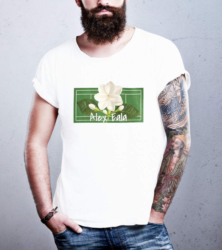Alex Eala Sampaguita Tennis Court Blossom T-Shirt