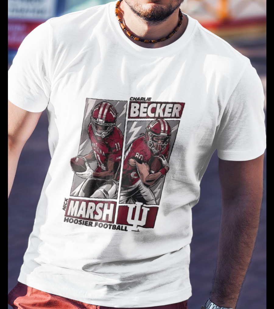 Charlie Becker Nick Marsh Hoosier Football Indiana Players T-Shirt