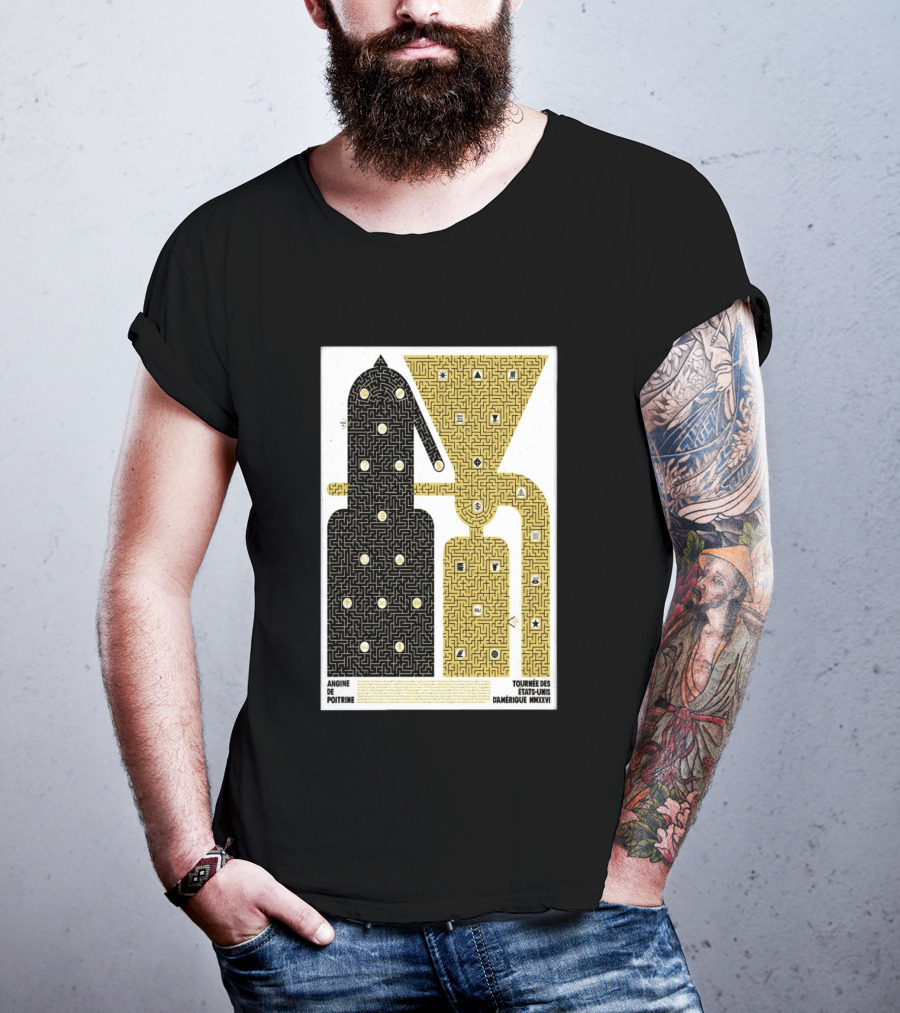 Angine De Poitrine Tournée Des États Unis D'Amérique MMXXVI Tour Music Limited T-Shirt