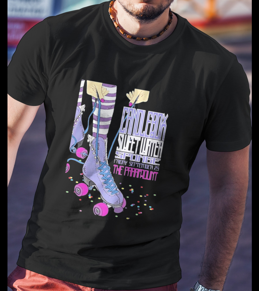 Candlebox Sweetwater Sponge September 26 2026 The Paramount Roller Skates Event T-Shirt