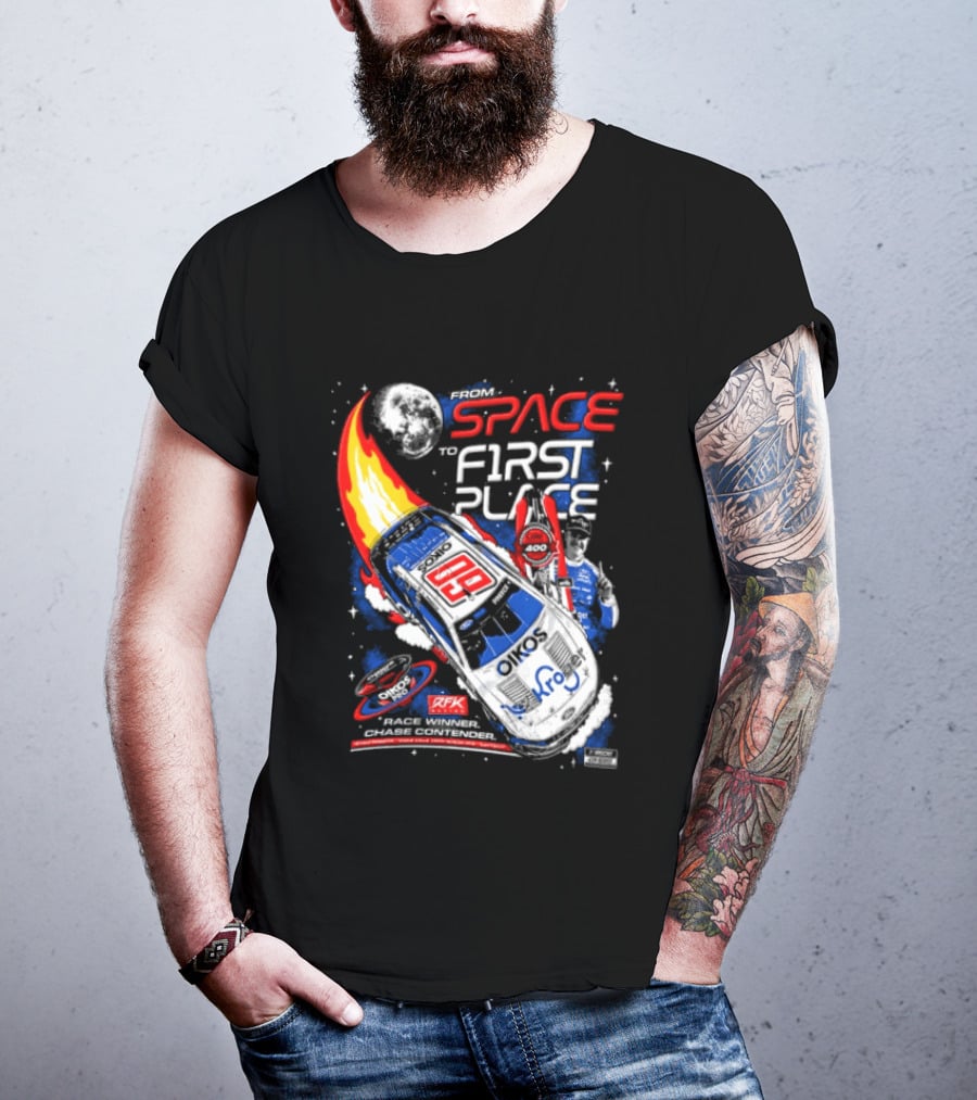 Space To First Place Daytona RFK Racing 2023 NASCAR Win T-Shirt