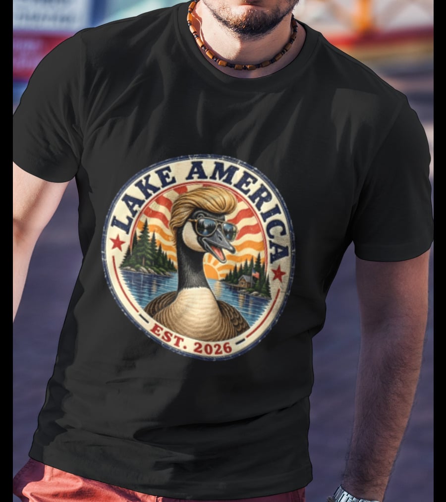 Lake America Goose Est. 2026 Outdoor Adventure T-Shirt