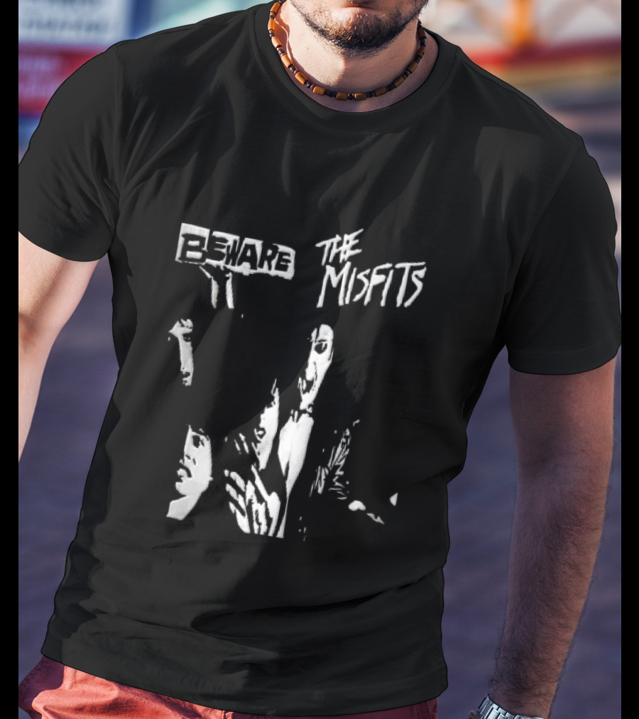 Beware The Misfits Punk Rock Band T-Shirt